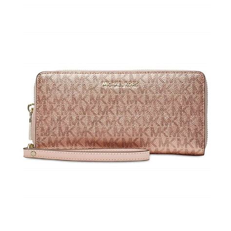 michael kors travel wallet sale|Michael Kors zippered wallet.